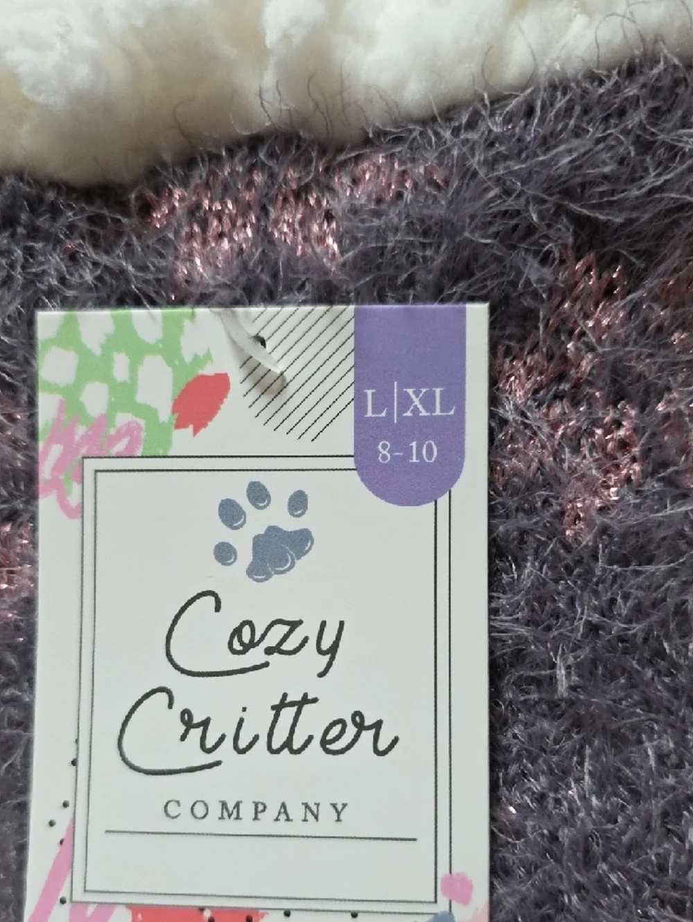 Cozy Critter Women's Plush Penguin Fuzzy Socks